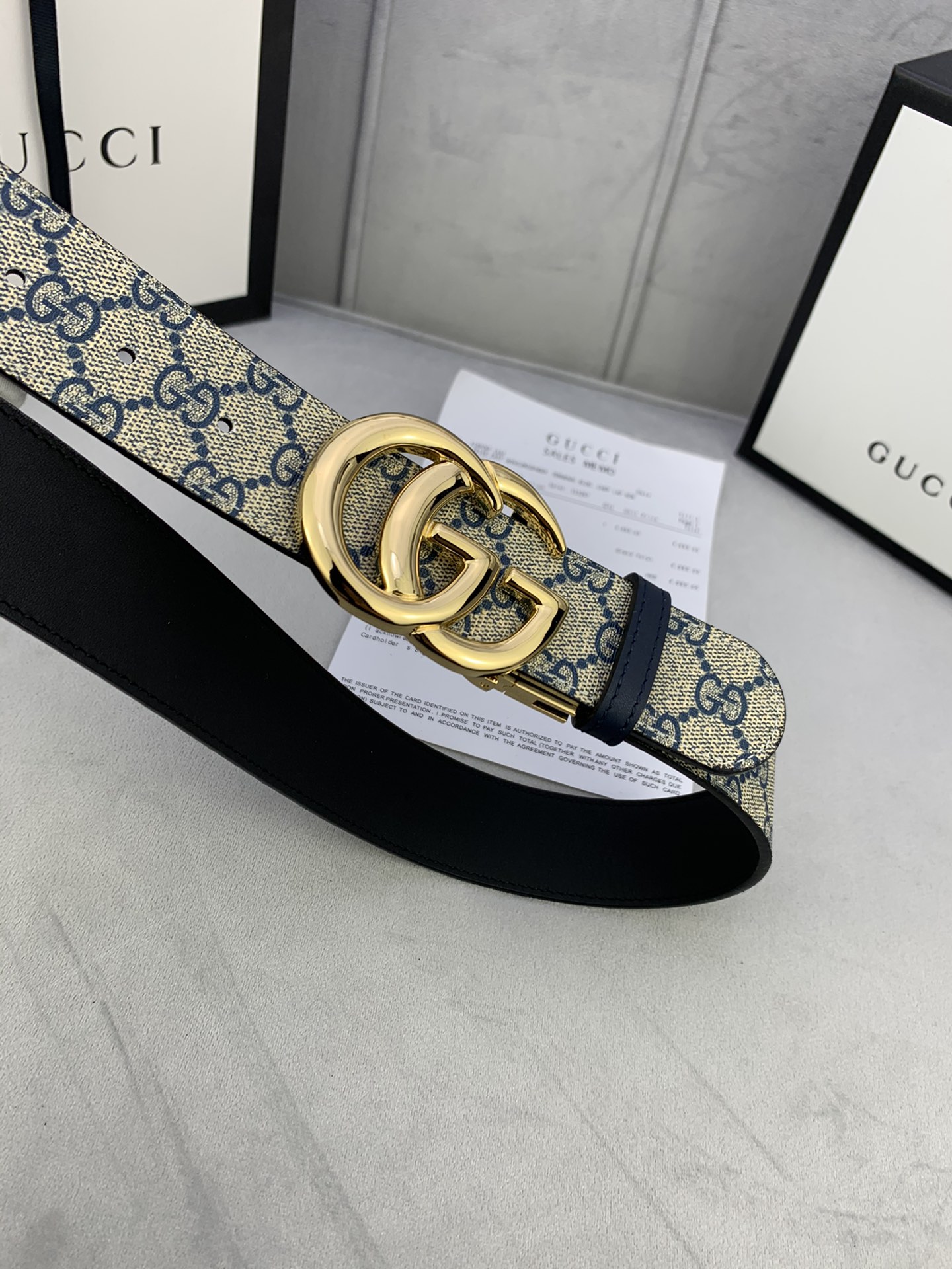 宽度4.0GUCCI經典款G家花面带