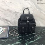 Prada High
 Backpack Crossbody & Shoulder Bags Nylon Saffiano Leather Chains