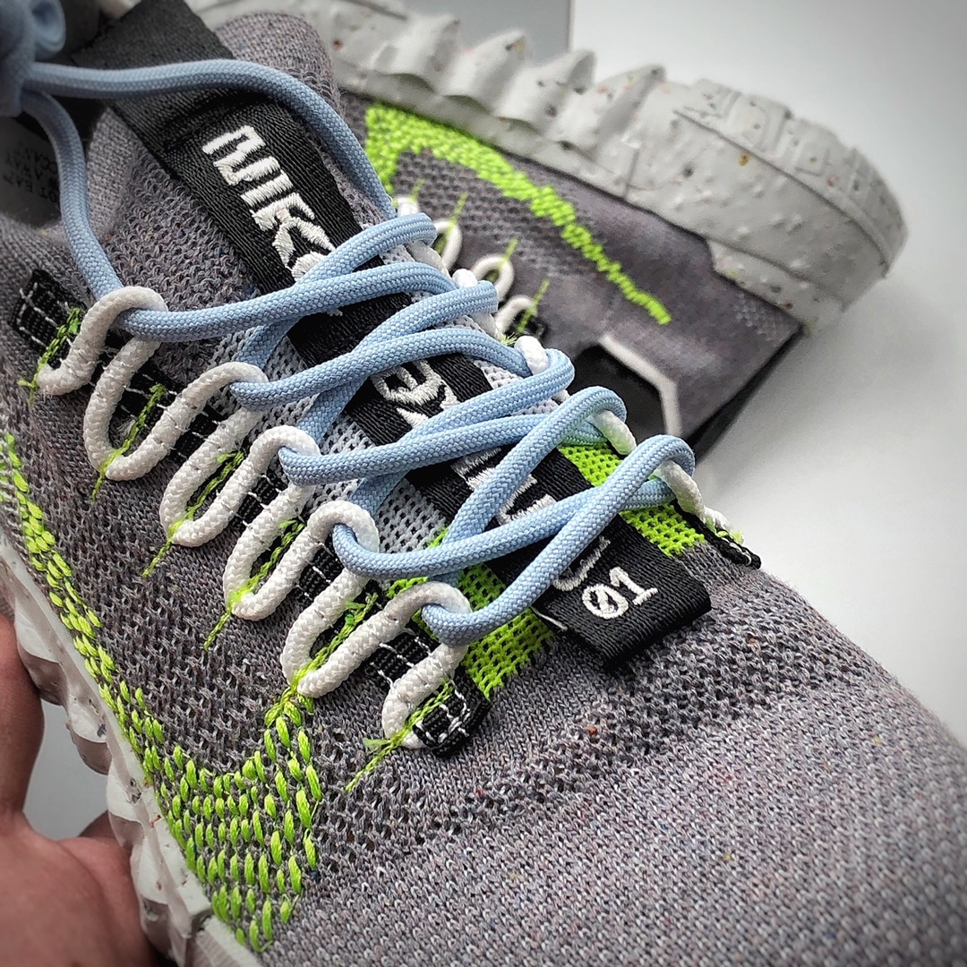 200  耐克Nike Space Hippie 01”Vast Grey Hyper”太空嬉皮士01系列环保轻质系带休闲运动低帮飞织束脚慢跑鞋CQ3986-002