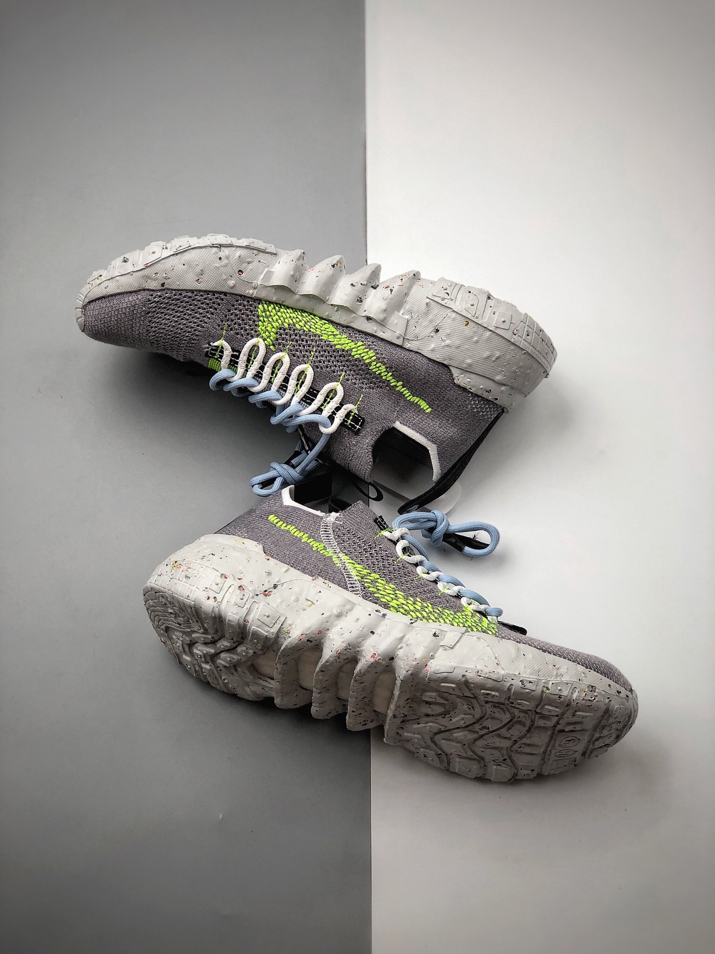 200  耐克Nike Space Hippie 01”Vast Grey Hyper”太空嬉皮士01系列环保轻质系带休闲运动低帮飞织束脚慢跑鞋CQ3986-002