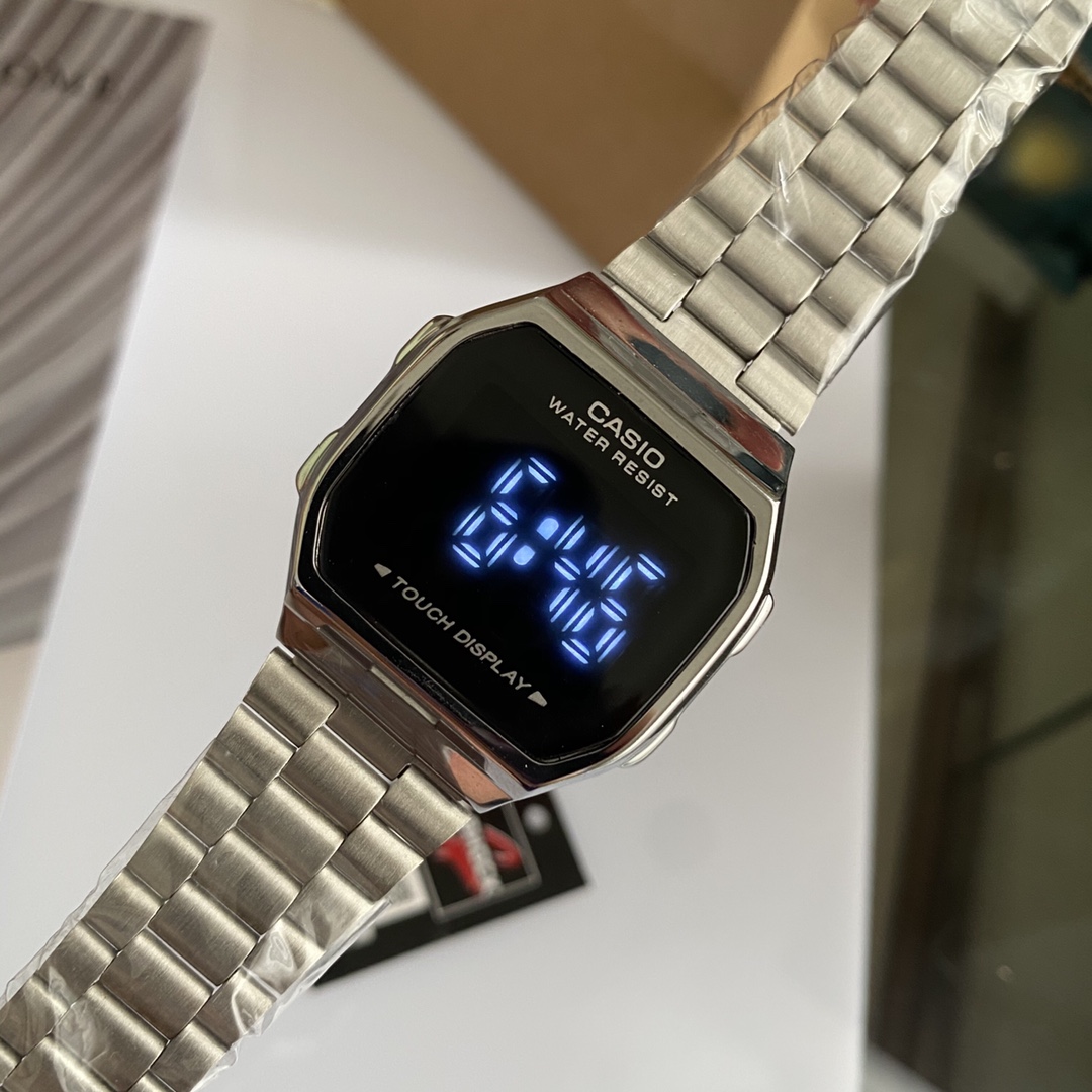 “CASIO A168 Touch Screen Watch: Perfect for Students and Couples” - 图片 2