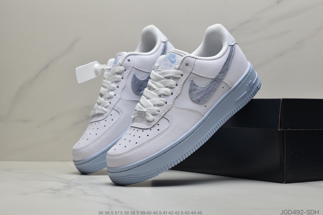 180 公司级 耐克WMNS NIKE Air Force 1 07白蓝雏菊官方同步发售CZ0377-100