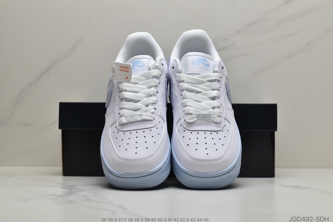 180 公司级 耐克WMNS NIKE Air Force 1 07白蓝雏菊官方同步发售CZ0377-100