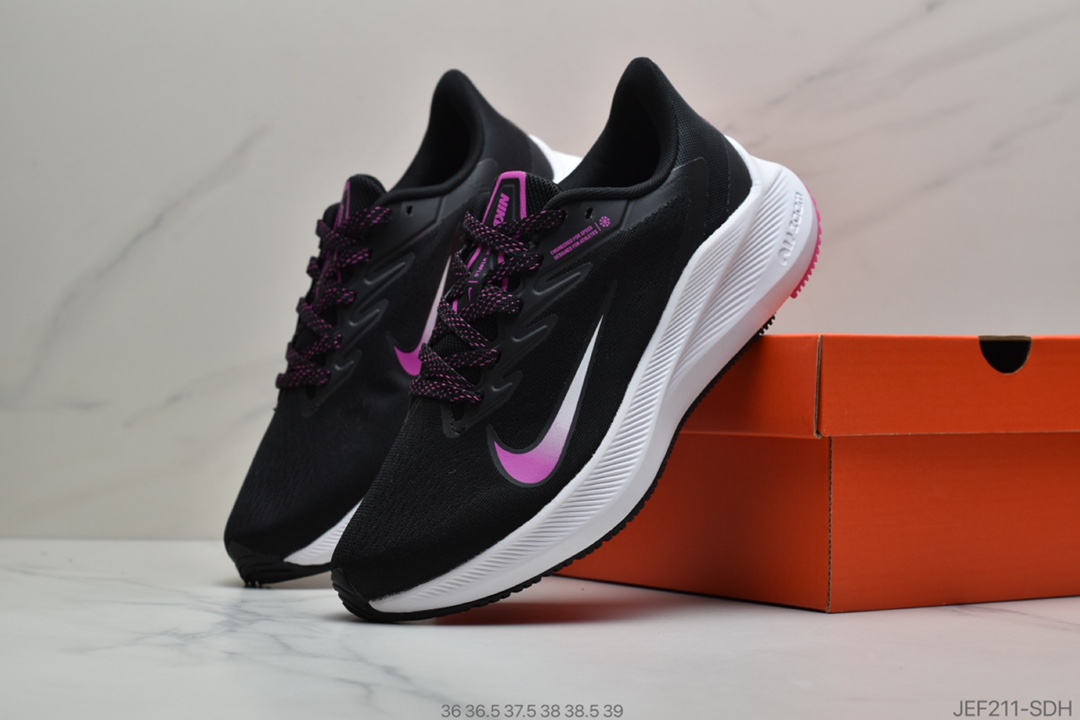 155 公司级 耐克Nike Zoom WINFLO 7 代 登月轻质透气休闲运动跑步鞋CJ0302 001