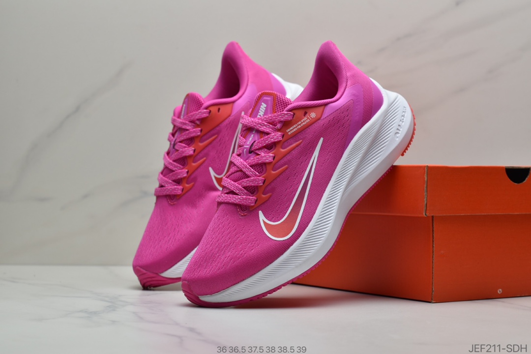 155 公司级 耐克Nike Zoom WINFLO 7 代 登月轻质透气休闲运动跑步鞋CJ0302 001