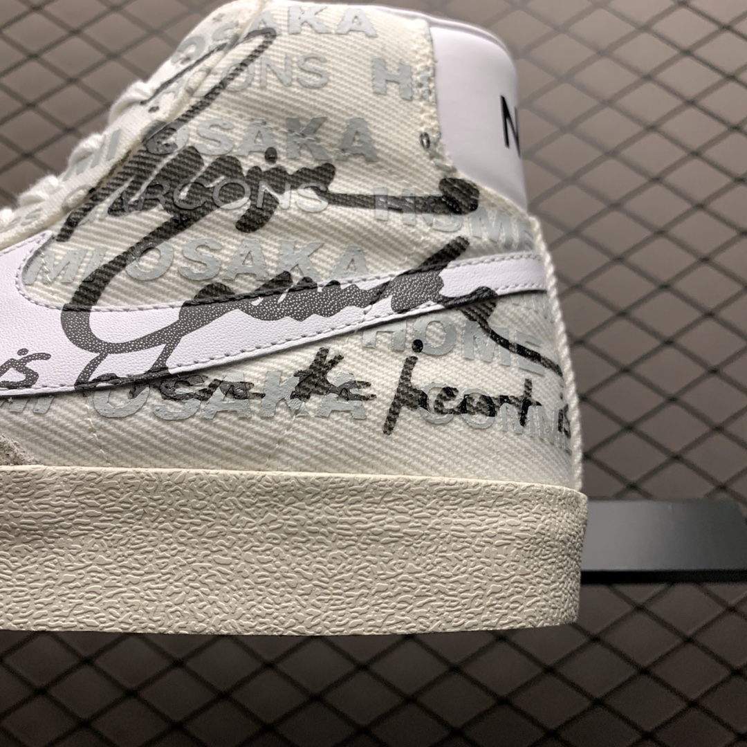 250 Comme Des Garcons x Nike Blazer Mid CDG 川久保玲 Naomi Osaka AV9371-604