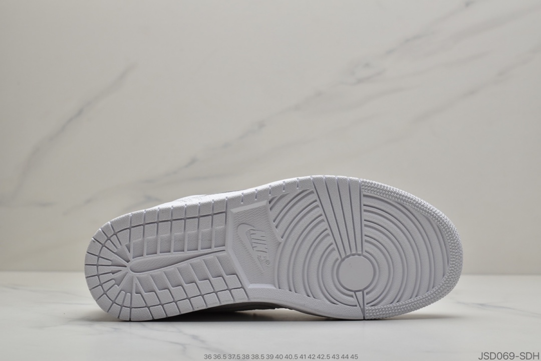 200 公司级  Air Jordan 1 Low 低帮纯白Air Jordan 1 553558-111