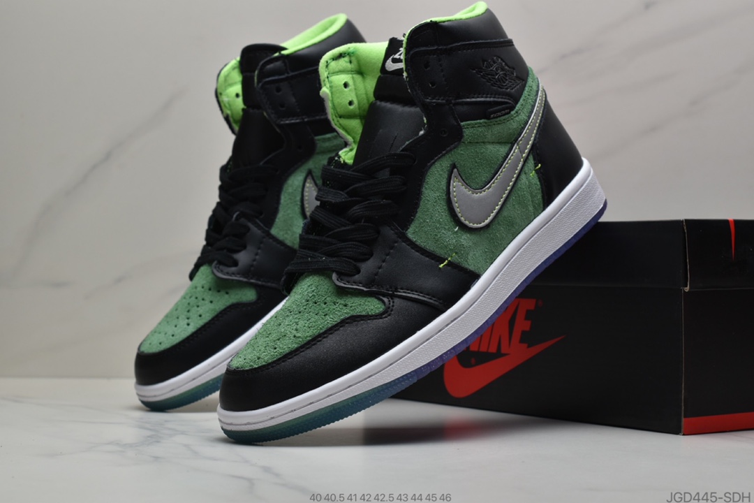 180 公司级  AirJordan 1 Retro ”Zen Green”黑绿配色CK6637-002