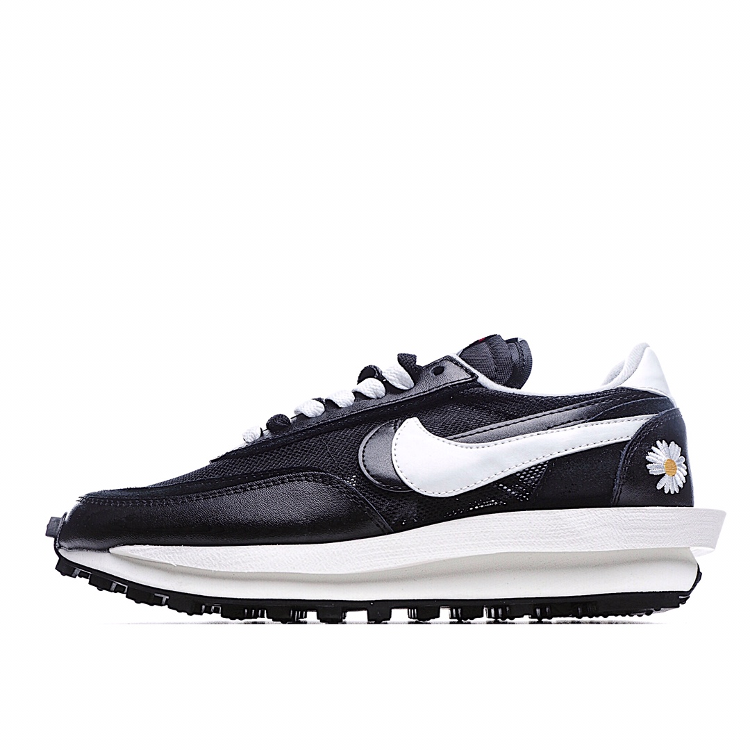 G0 Sacai x Nike LVD Waffle Papra/noNoise x小雏菊双勾Swoosh 日式解构美学联名 重叠双钩解构设计前卫华夫变形双底休闲慢跑鞋