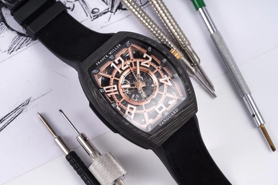 Franck Muller Black 53.7mm TW