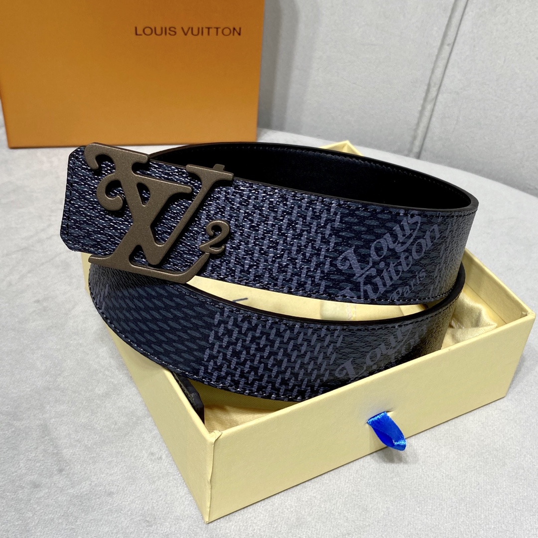 Louis Vuitton Replica
 Belts Men Calfskin Cowhide