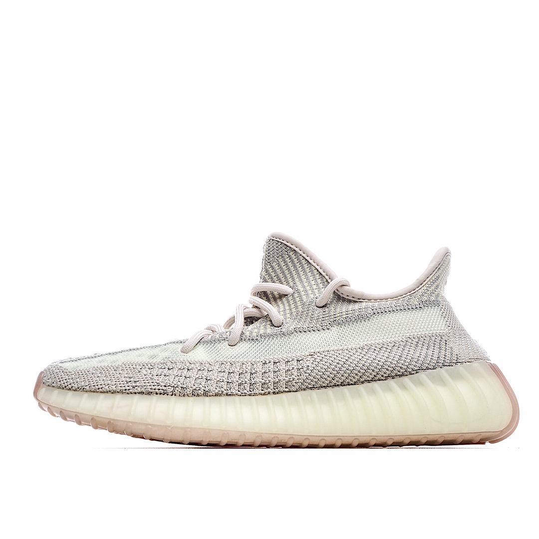 H0 Adidas Yeezy Boost 350 V2 “Citrin Refective” 天鹅黄 拼接满天星