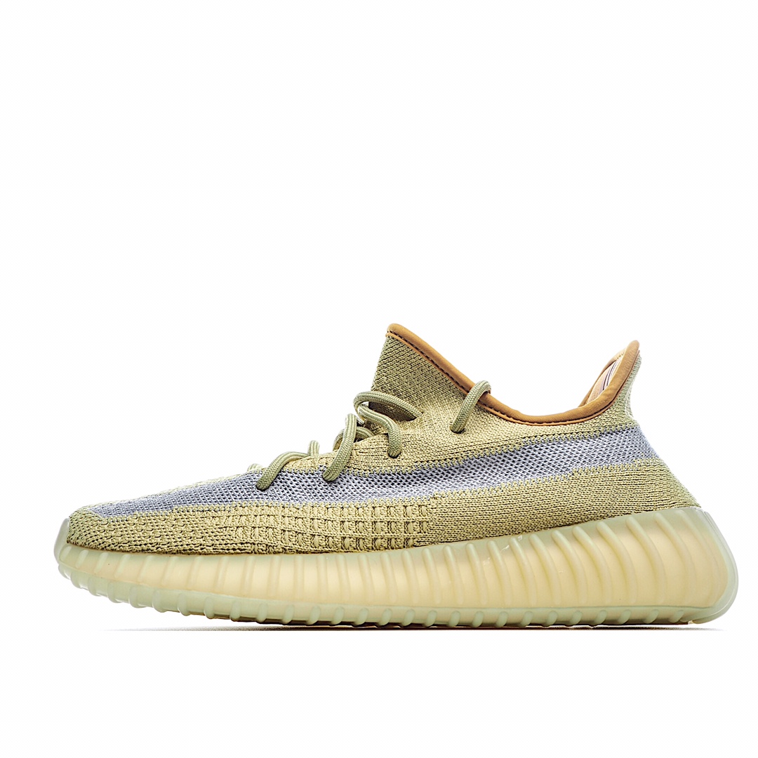H0 Adidas Yeezy Boost 350 V2 “Matsh” 香蕉黄侧透满天星