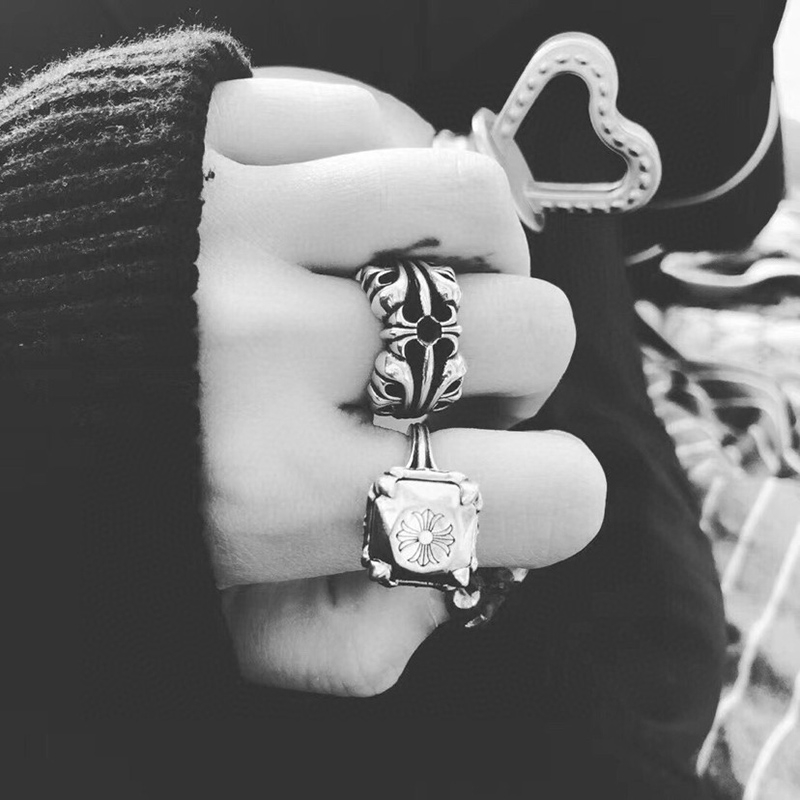 Chrome Hearts 克罗心k&T戒指。840430