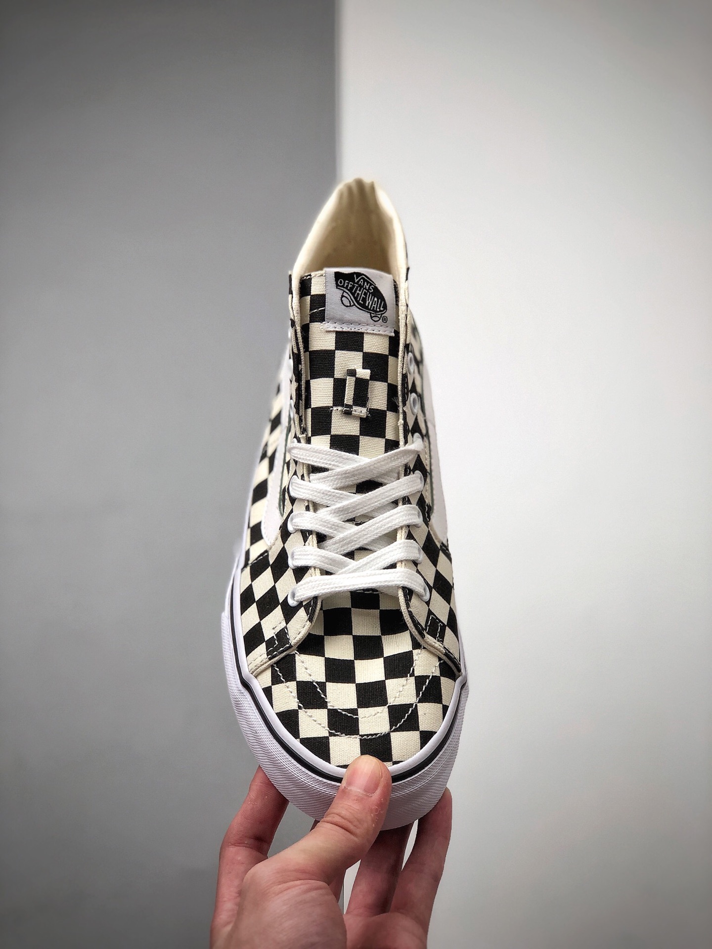 160 VANS SK8-HI TAPERED黑白棋盘格高帮男女鞋帆布鞋板鞋VN0A4U165GU