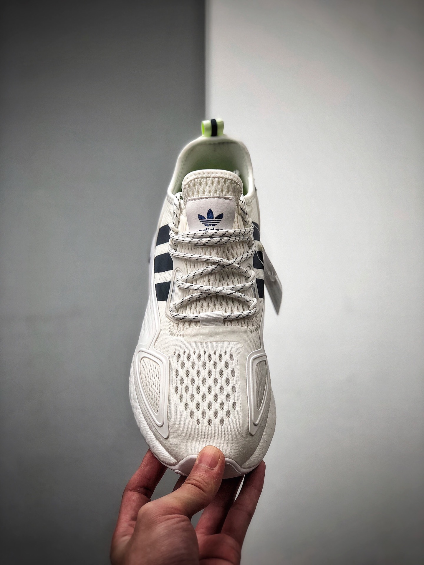 250 公司级巴斯夫  阿迪达斯 Adidas Originals ZX 2K Boost 全新爆米花缓震休闲运动跑鞋FX8489