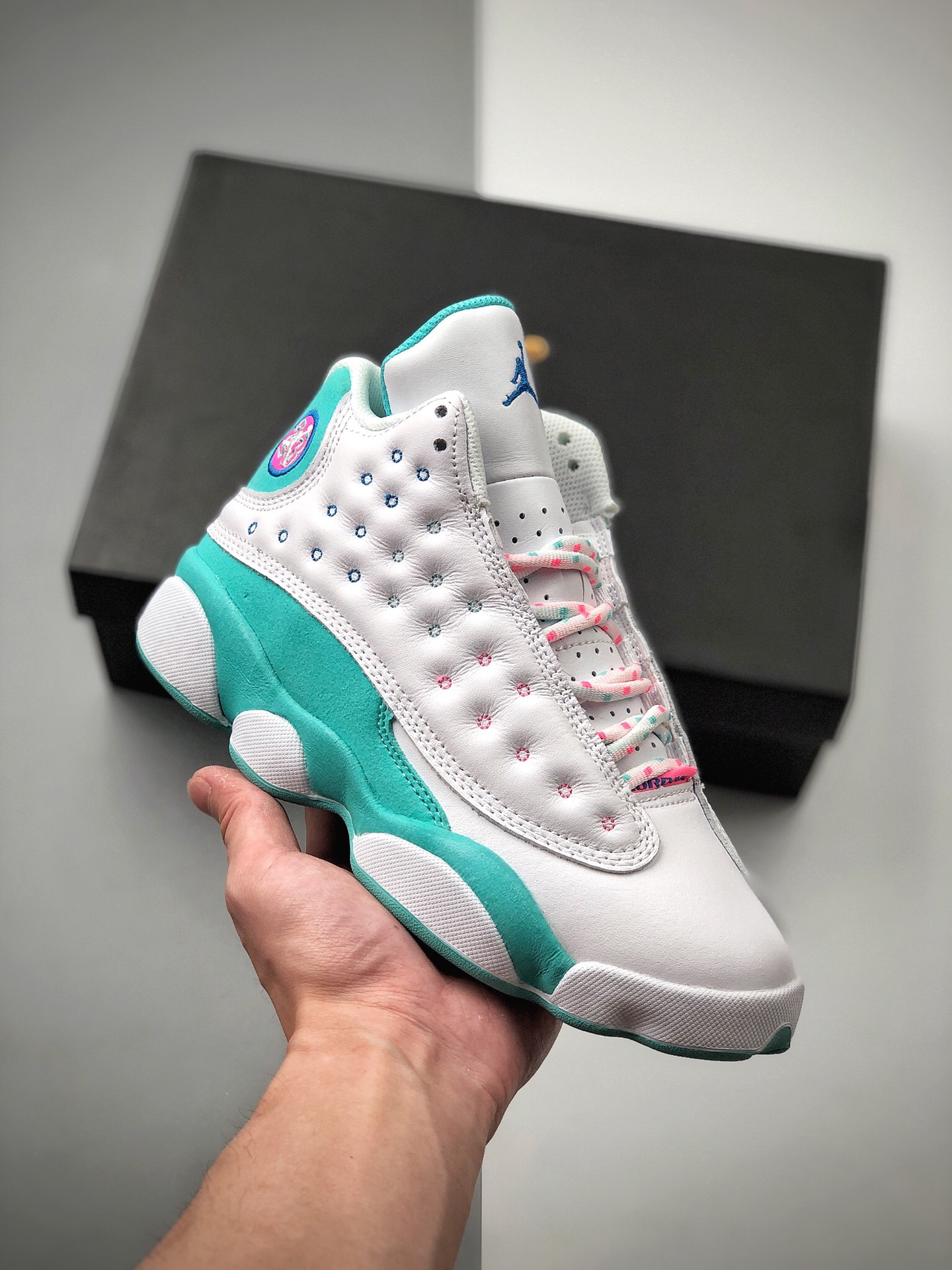 520 Air Jordan 13 GS “Aurora Green”湖水绿 彩蛋 439358-100