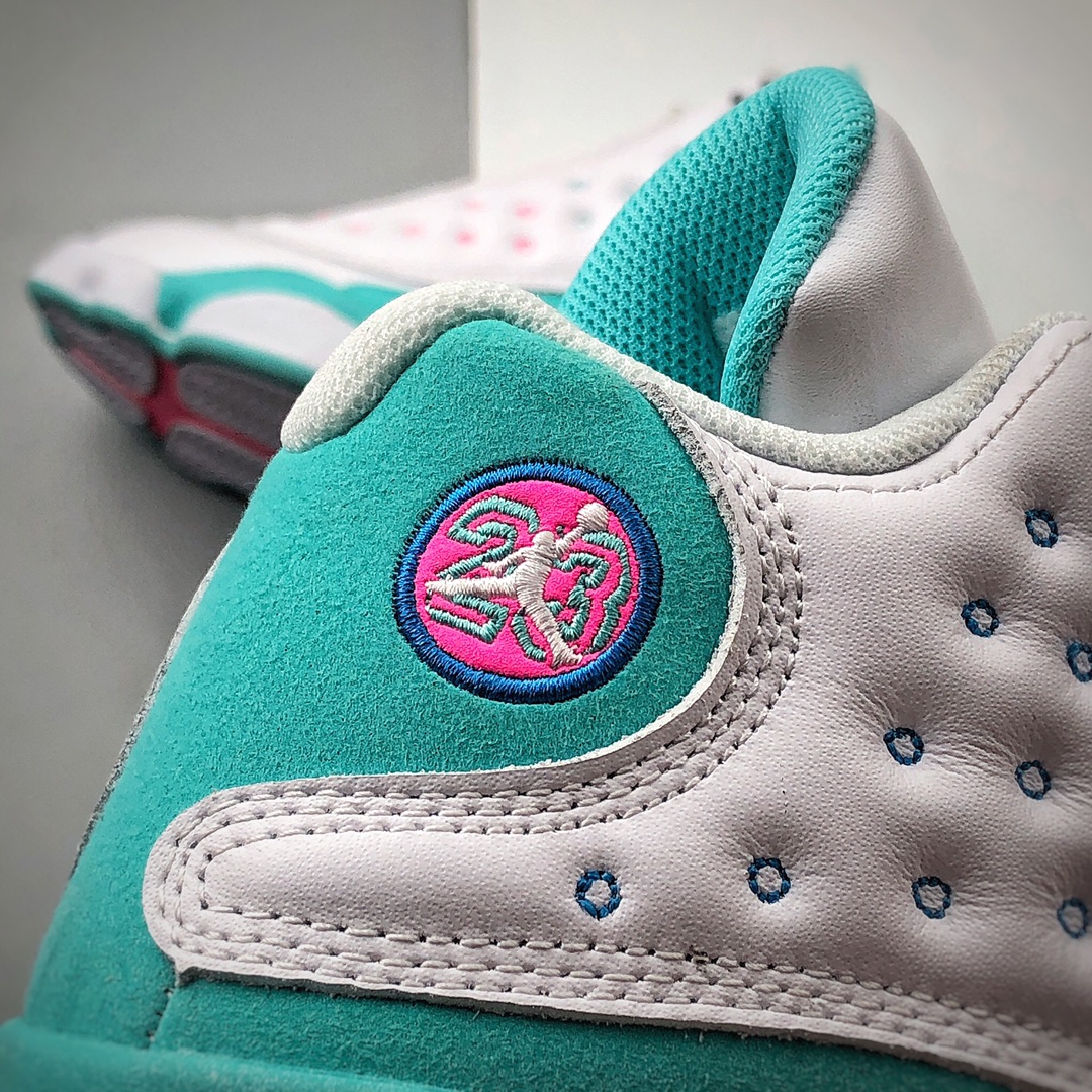 520 Air Jordan 13 GS “Aurora Green”湖水绿 彩蛋 439358-100