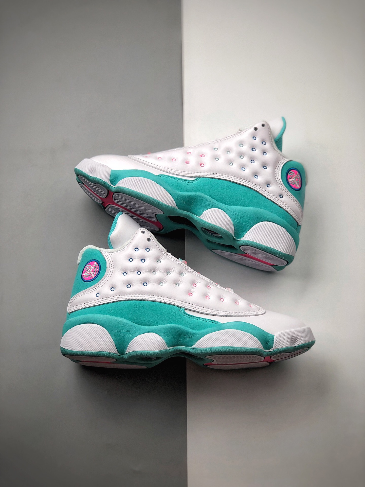 520 Air Jordan 13 GS “Aurora Green”湖水绿 彩蛋 439358-100