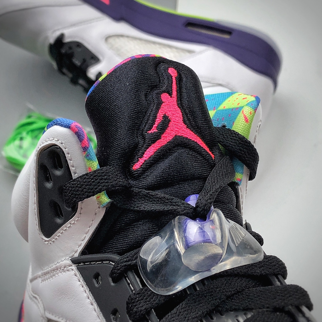 600 纯原版 最新配色Air Jordan 5 Retro”Alternate Bel-Airk”乔丹AJ5代中帮复古休闲文化篮球鞋“白紫葡萄缤纷新鲜王子” DB3335-100　　