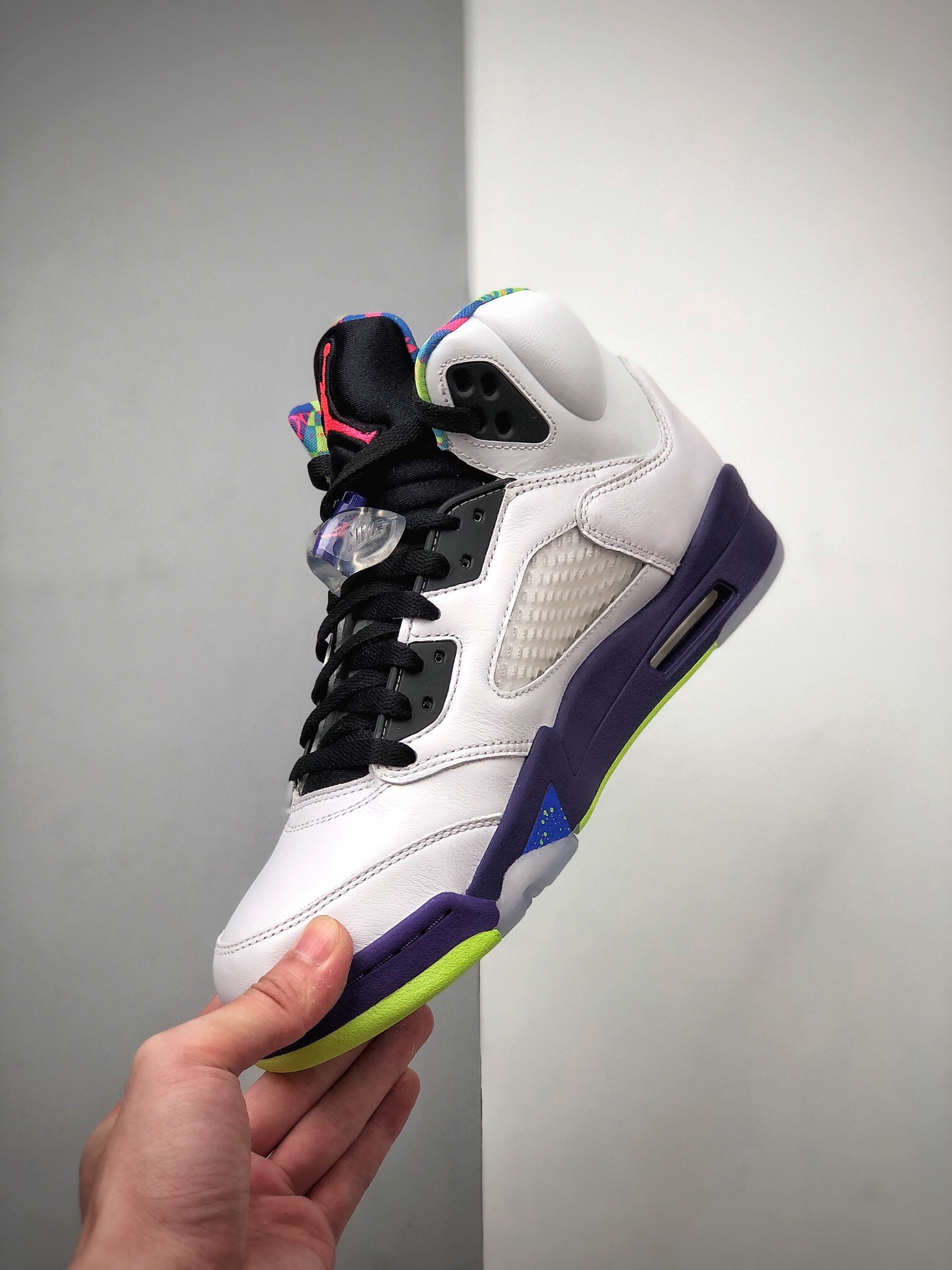 600 纯原版 最新配色Air Jordan 5 Retro”Alternate Bel-Airk”乔丹AJ5代中帮复古休闲文化篮球鞋“白紫葡萄缤纷新鲜王子” DB3335-100　　