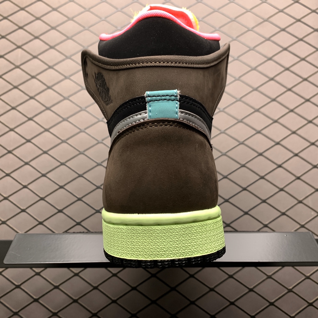 360 B级版本 Air Jordan 1 High AJ1乔1 北卡蓝 男子文化篮球 555088-201