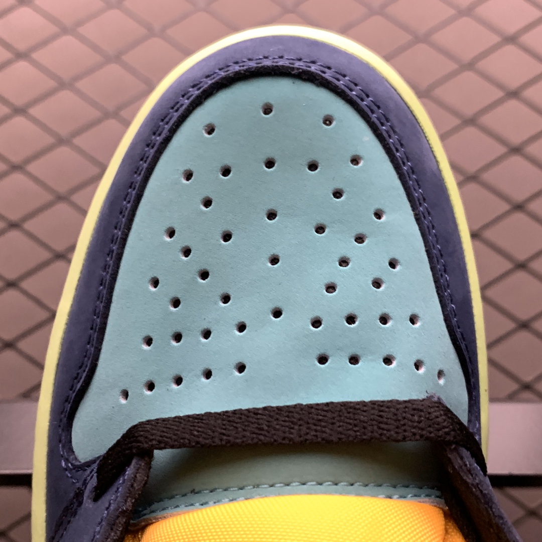 360 B级版本 Air Jordan 1 High AJ1乔1 北卡蓝 男子文化篮球 555088-201