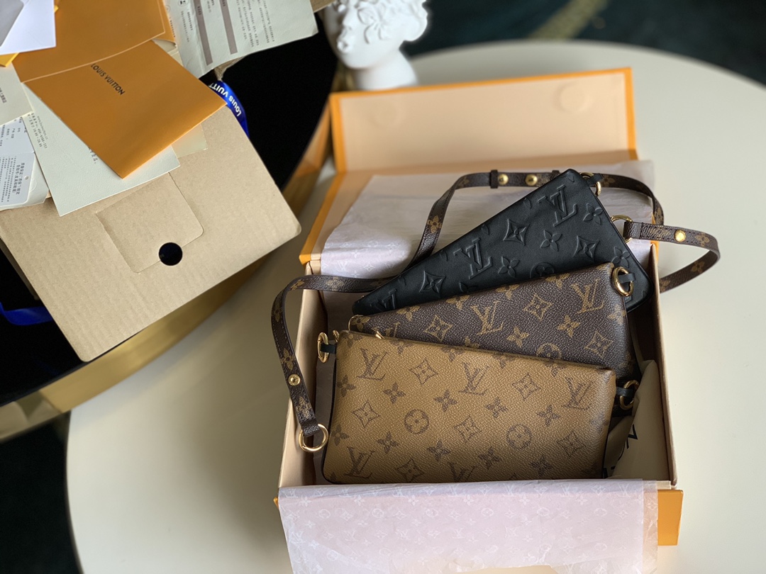 NO:396012,【Exclusive real shot M45555】New model is coming yellow flower three-in-one PREFALL POCHETTE series, size 22.0 x 12.0 x 1.0cm X., LV [original leather], louis vuitton19860909【独家实拍M45555】新款来袭黄花 三合一 PREFALL POCHETTE系列,尺寸22.0 x 12.0 x 1.0cm X.,LV【原厂皮】,louis vuitton,Bag