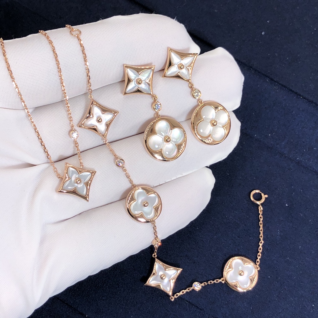 Louis Vuitton White Mother-of-Pearl Monogram Set - Comprehensive 4