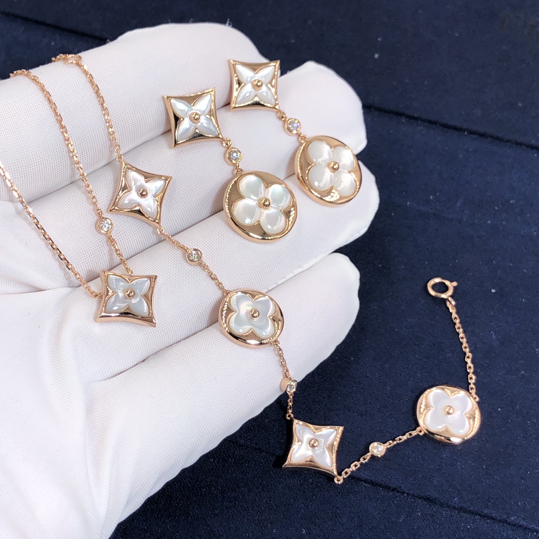 Louis Vuitton White Mother-of-Pearl Monogram Set - Comprehensive 3