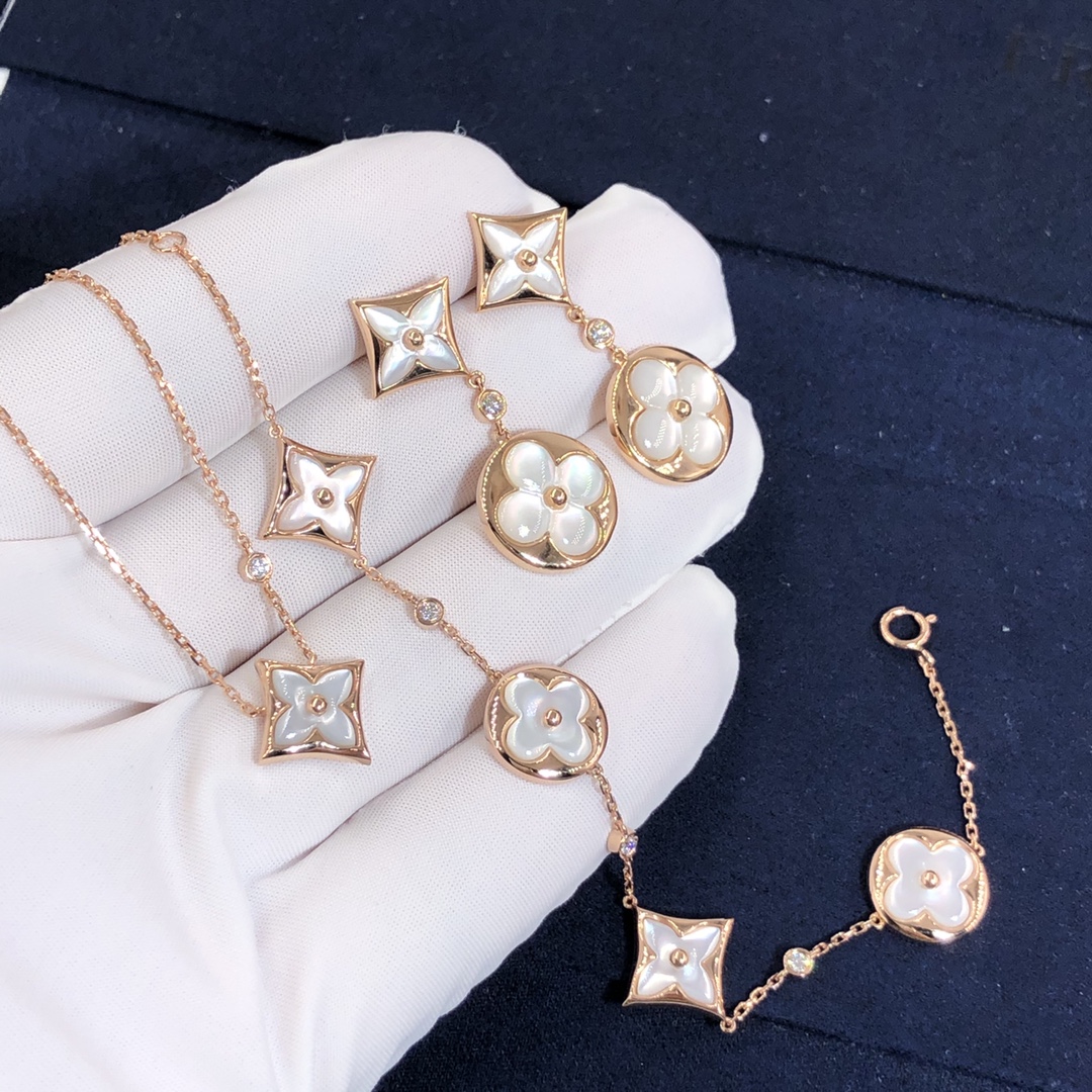 Louis Vuitton White Mother-of-Pearl Monogram Set - Comprehensive 2
