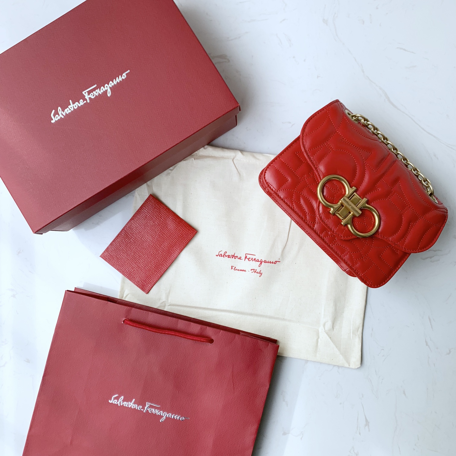 Ferragamo Small red