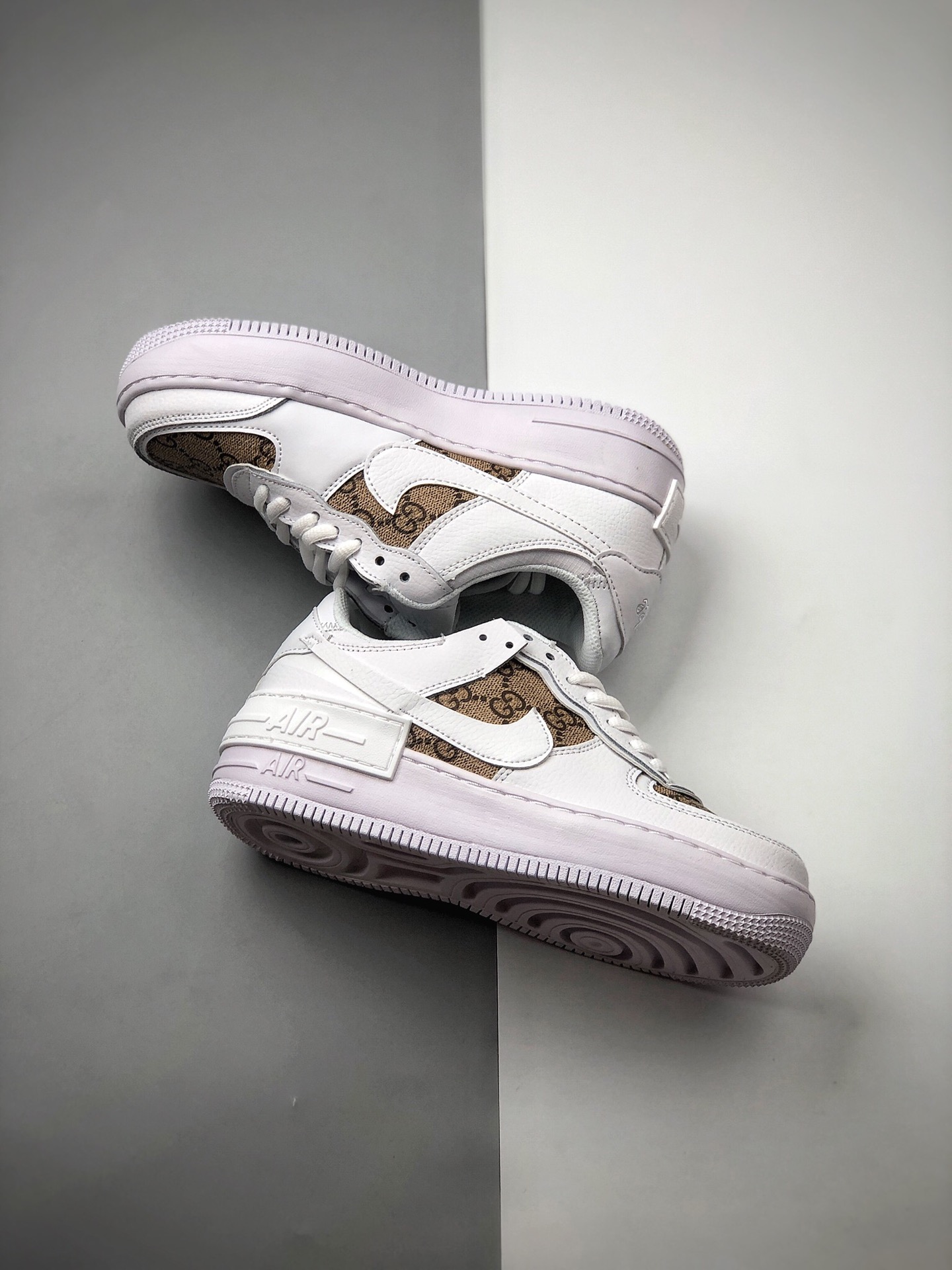 160 耐克/Nike WMNS Air Force 1 Shadow全新少女系解构主义设计CJ1641-102
