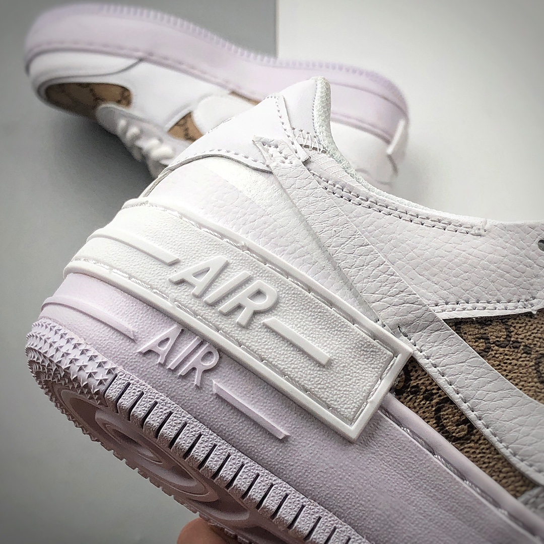 160 耐克/Nike WMNS Air Force 1 Shadow全新少女系解构主义设计CJ1641-102