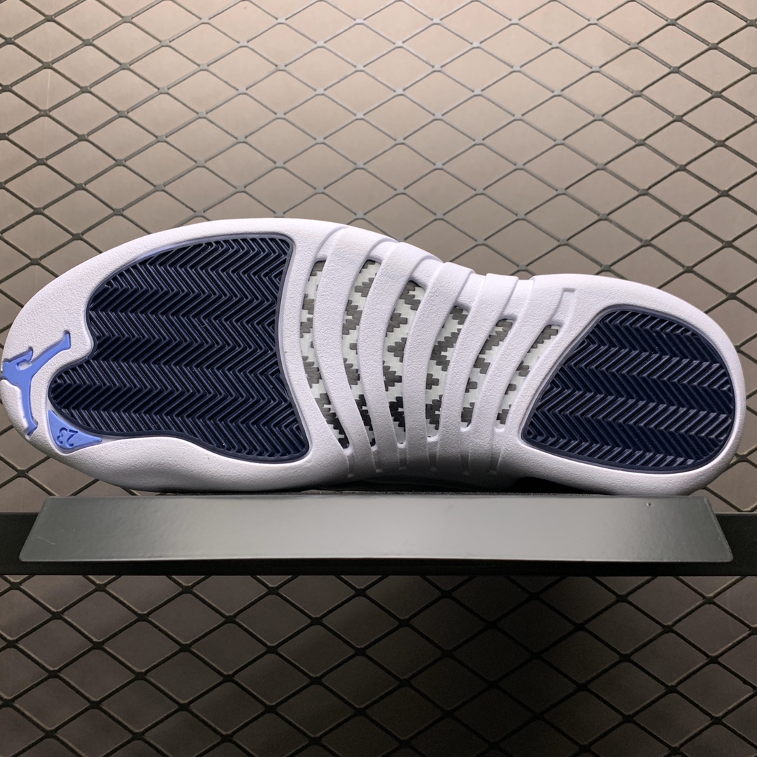 550 纯原版本 Air Jordan 12 Indigo AJ12乔12 男子文化篮球鞋 靛青蓝 130690-404