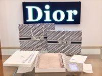 Luxury
 Dior Scarf Shawl Silk Wool