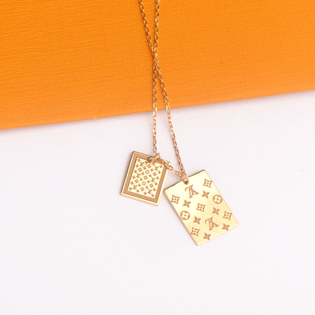 Louis Vuitton Jewelry Necklaces & Pendants Best Site For Replica
 Gold Yellow