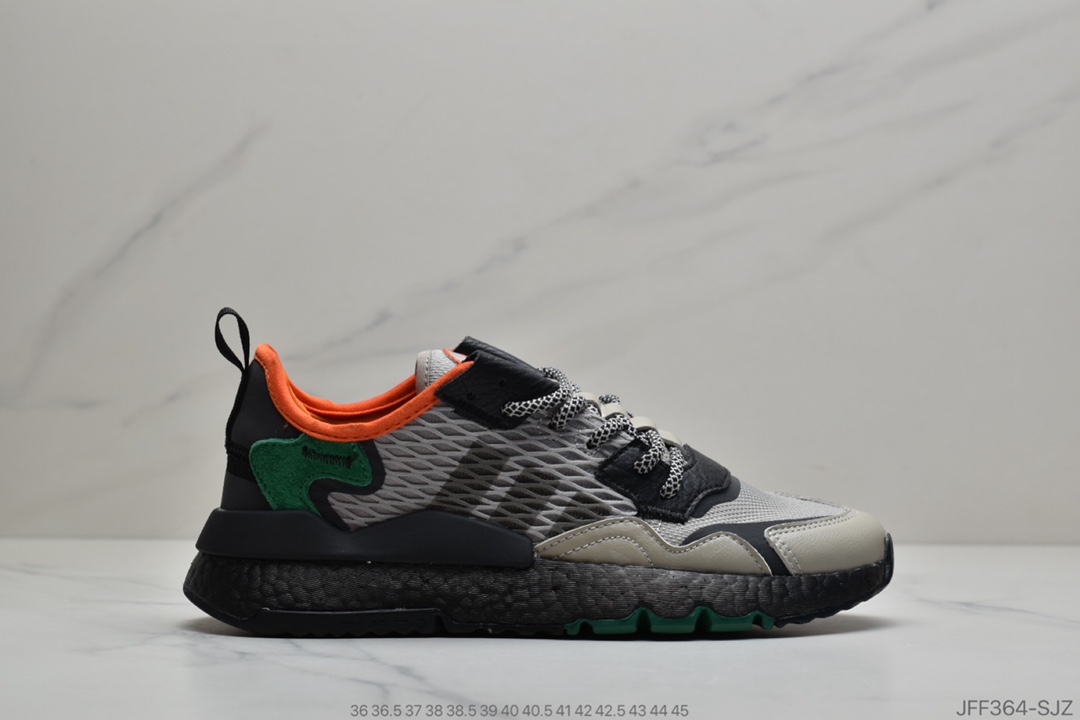 175 公司级 阿迪达斯Adidas Nite Jogger 2019 Boost X3M 复古跑鞋 EE5885