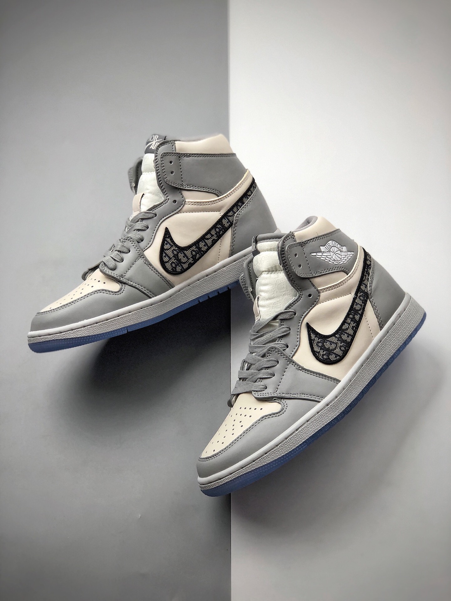 450 耐克 Dior x Air Jordan 1 HI OG “迪奥联名”AJ1高帮休闲篮球鞋