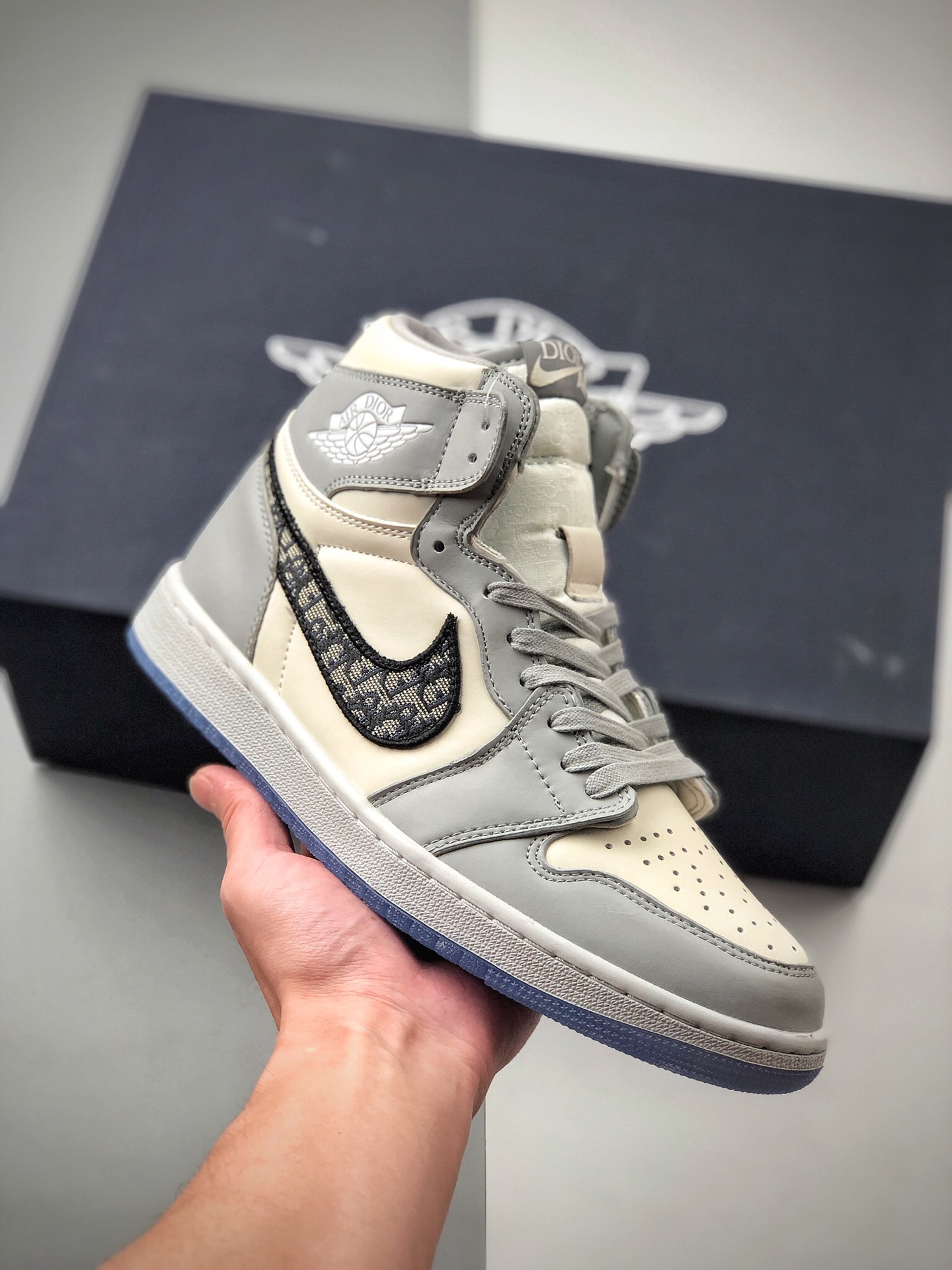 450 耐克 Dior x Air Jordan 1 HI OG “迪奥联名”AJ1高帮休闲篮球鞋