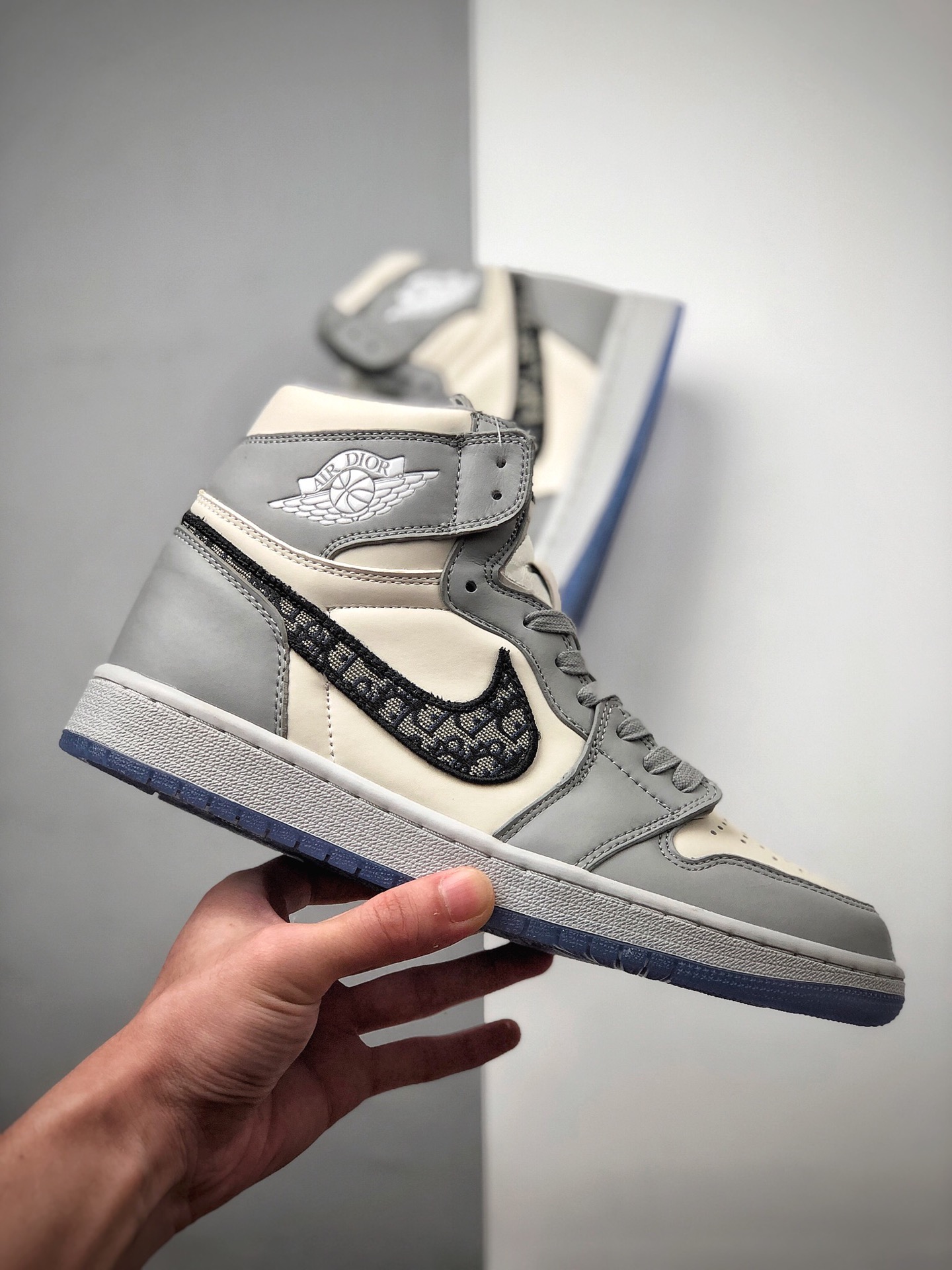 450 耐克 Dior x Air Jordan 1 HI OG “迪奥联名”AJ1高帮休闲篮球鞋