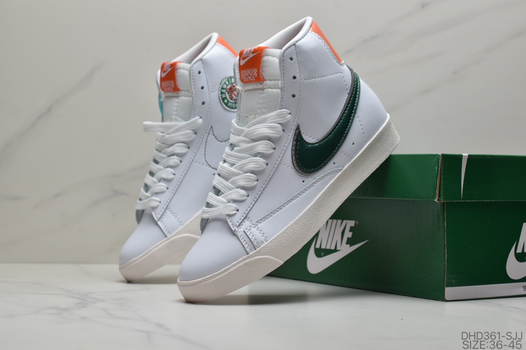 90 耐克Nike Blazer Mid VNTG QS 复古经典中帮开拓者 休闲板鞋 货号：CD9318-200/BQ6806-400/100/600/300