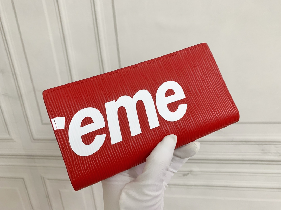 LV Supreme コラボ ZIPPY ORGANIZER 長款ラウンドファスナー財布