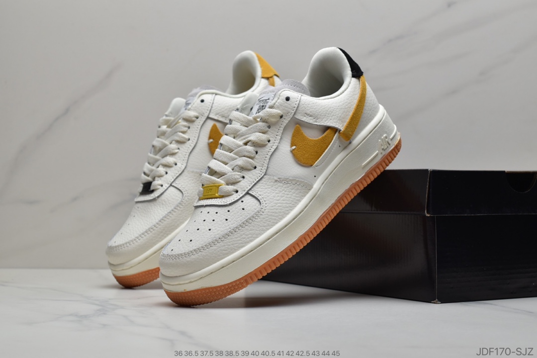 125 耐克 NIKE WMNS AIR FORCE 1 '07 LX 解构断勾 鸳鸯系列 BV0740-100 YB-0804AAX990