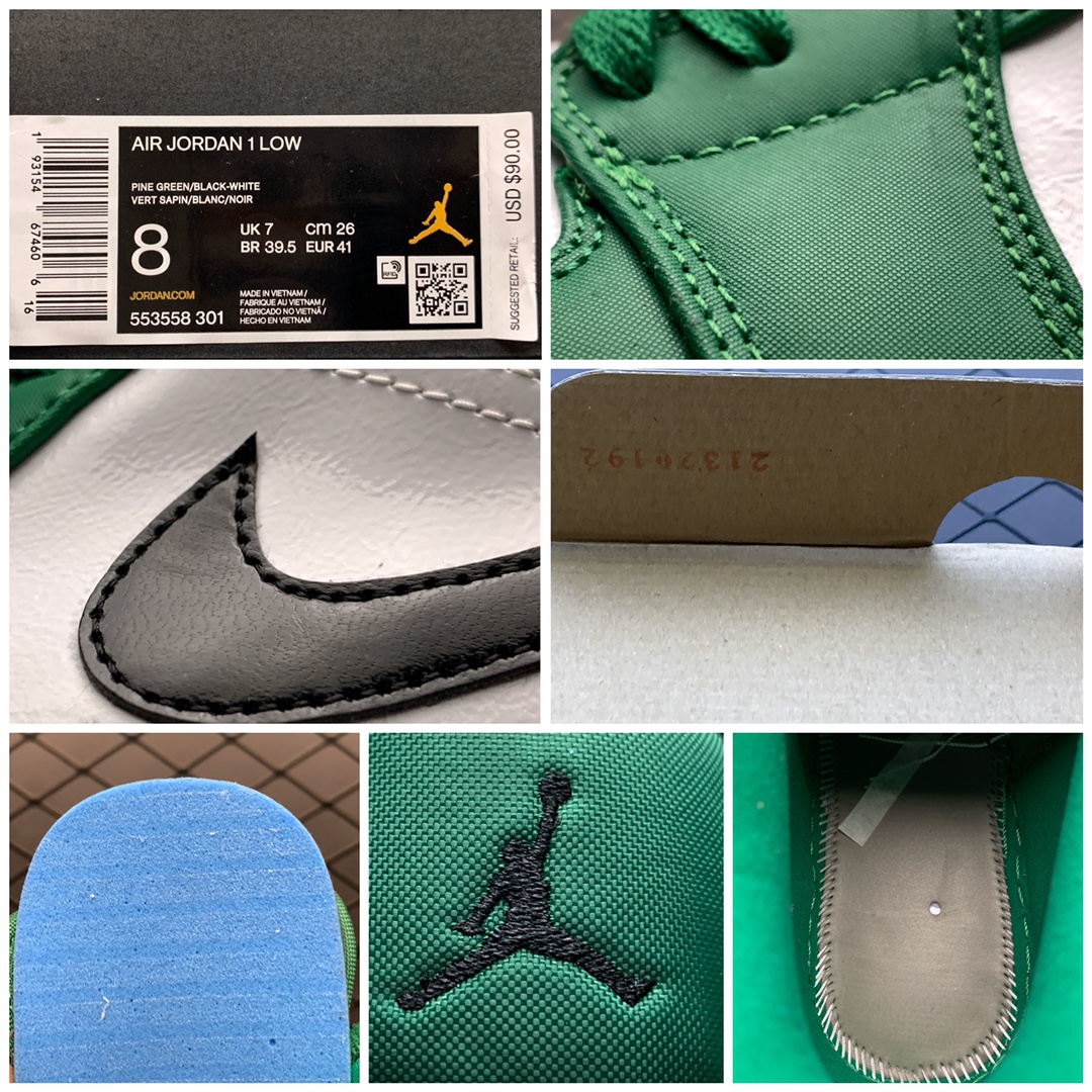 250 Air Jordan 1 Low AJ1乔1低帮文化篮球鞋 553558-301