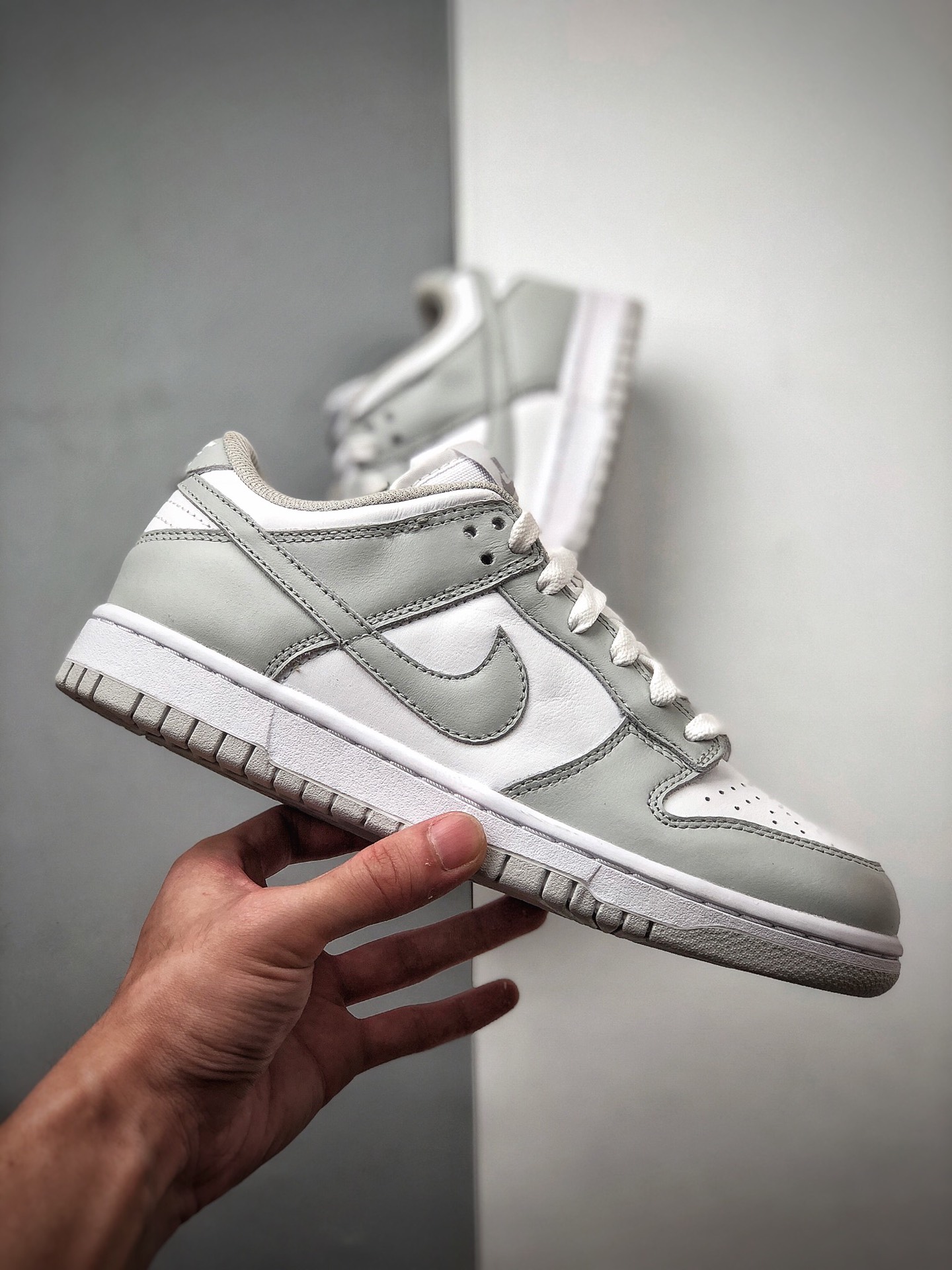 340 耐克Nike SB Dunk Low SP”Grey Fog/White”扣篮系列低帮休闲运动滑板板鞋“浅雾灰白” 货号：CU1726-201