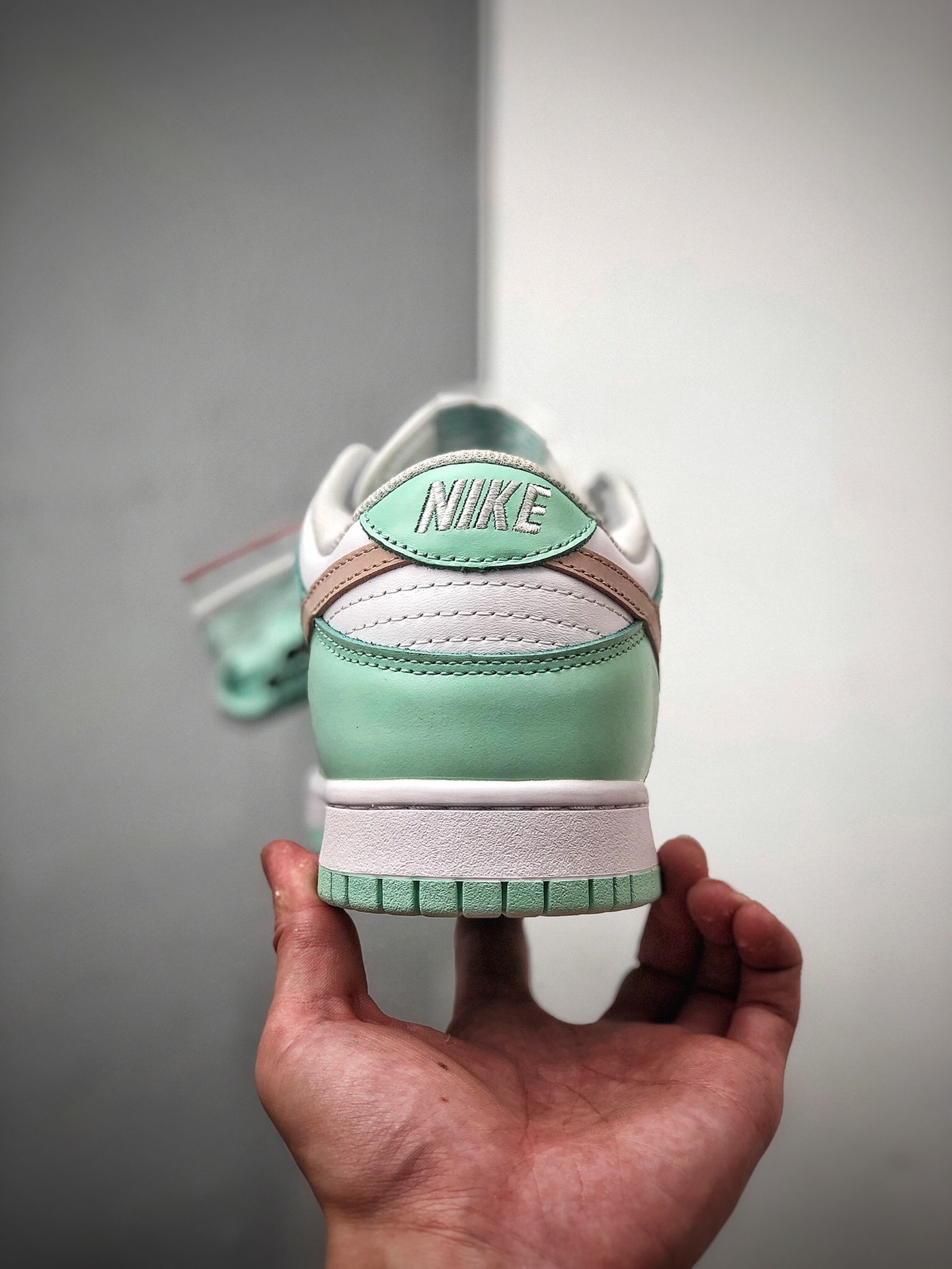340 男女鞋Nike SB Dunk Low SP”Grey Fog/White”扣篮滑板板鞋“薄荷绿嫩巴黎” 货号：CU1726-111