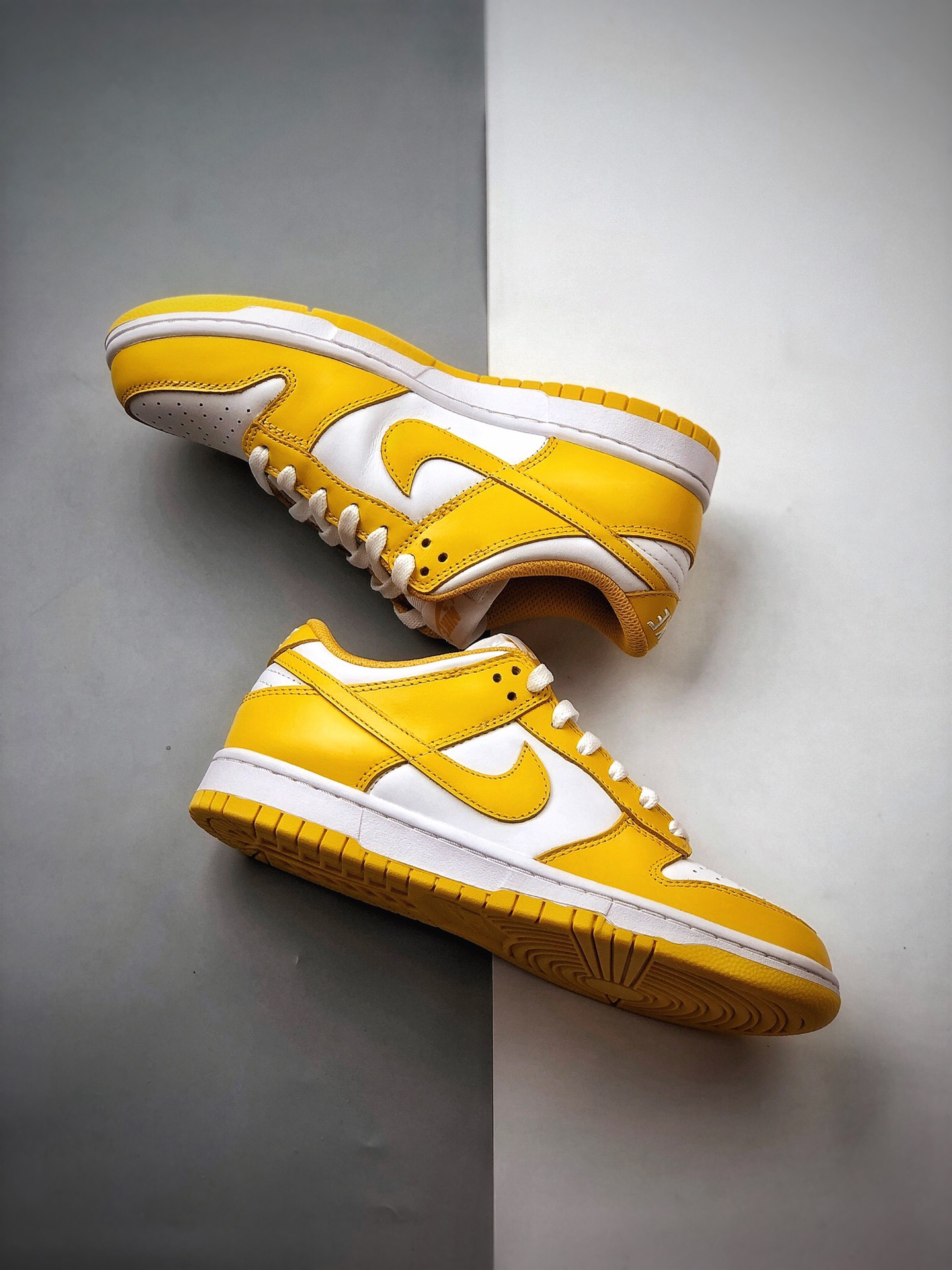 340 耐克Nike SB Dunk Low SP”Grey Fog/White”扣篮系列低帮休闲运动滑板板鞋“黄白色”CU1726-901