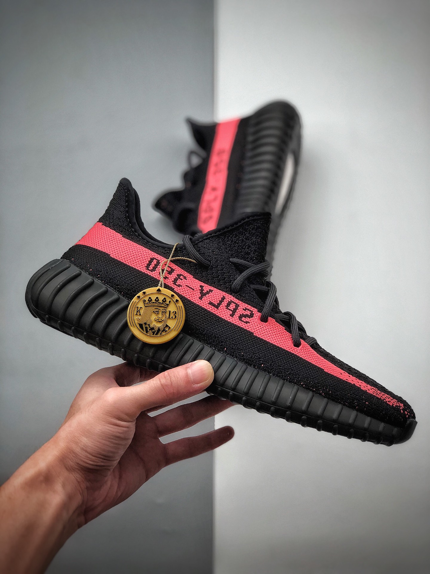 320  Yeezy 350 Boost V2 黑粉 外贸客户指定订单BY9612
