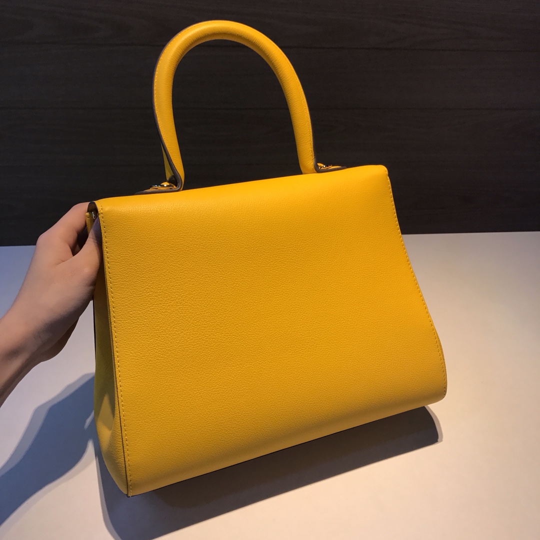 델보 브릴리언트 토고 가죽 숄더백 상세 이미지 3